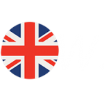 logo with flag white