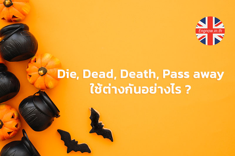 Die, Dead, Death, Pass Away ใช้ต่างกันอย่างไร ? - Engnow.In.Th เรียน ภาษาอังกฤษออนไลน์